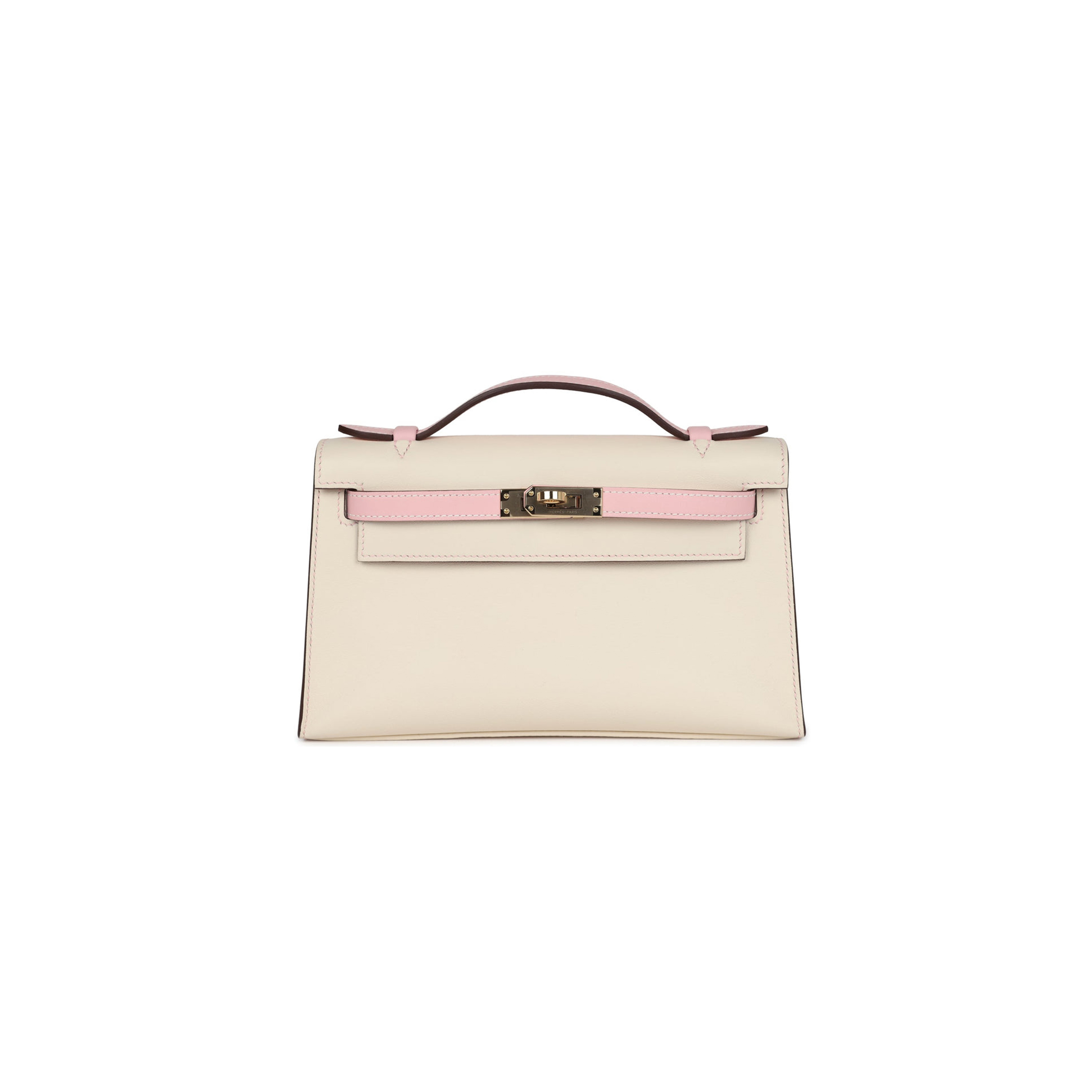 H**mes master kelly pochette nata and rose sakura swift (22*14*7cm)